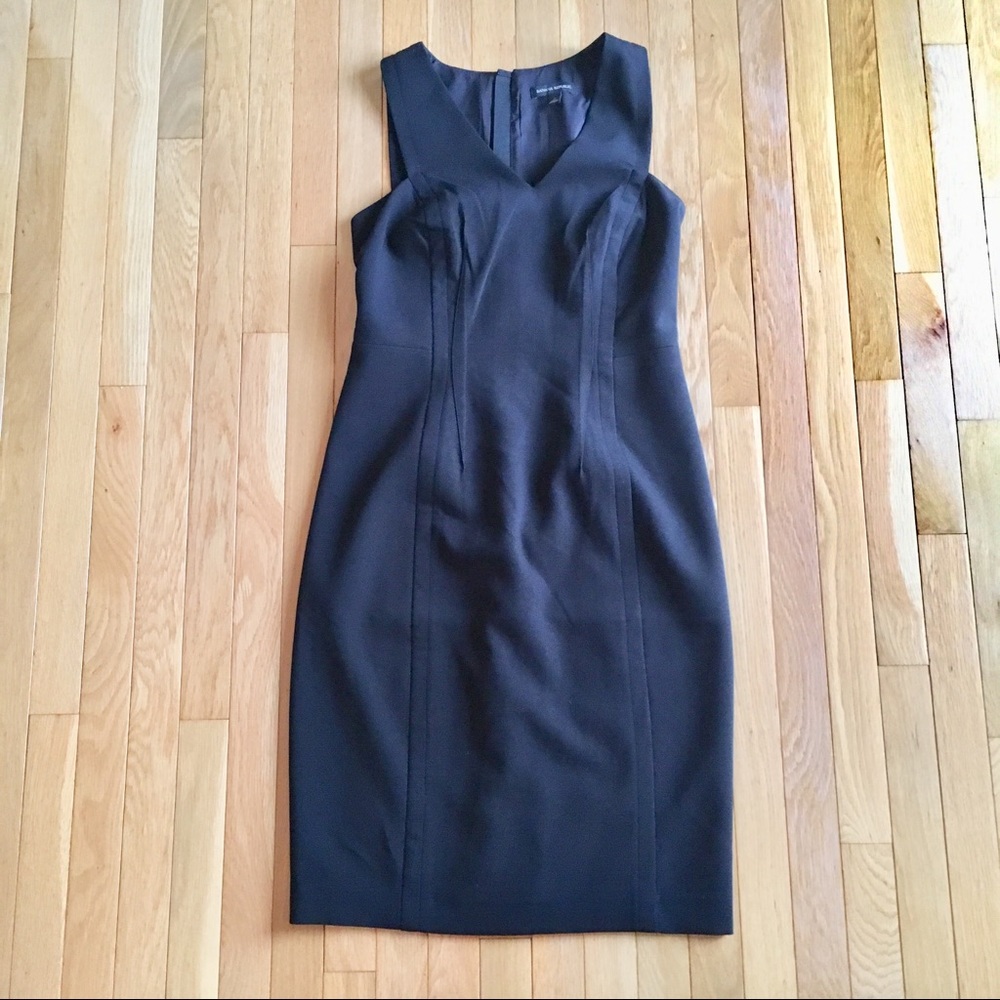 Banana Republic Black V Sheath Dress
